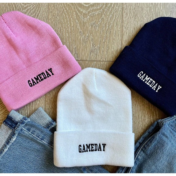 NEW Mens Womens NFL NBA School Spirit Team Colors Sports Beanie 6 Colors! - Picture 10 of 12